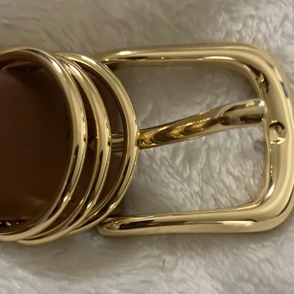 Brown Belt with Gold Buckle - Picture 4 of 15